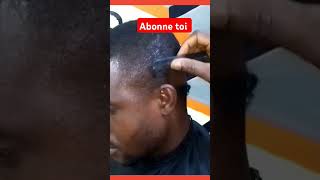 coiffure homme noir sans tondeuse sans électricité partie 1 [upl. by Mattland160]