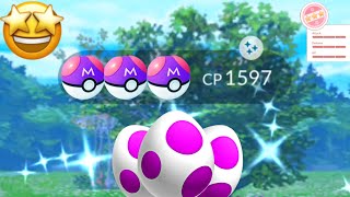 ✨😳 Got Full Evolved  Beautiful Thunder Pink Shiny From Wild Pokemon Go [upl. by Mayworm315]