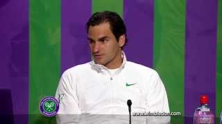 Wimbledon 2012 Roger Federer talks to the media [upl. by Madelaine]