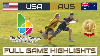 USA vs Australia  2022 World Games Final  FULL GAME HIGHLIGHTS [upl. by Annael862]