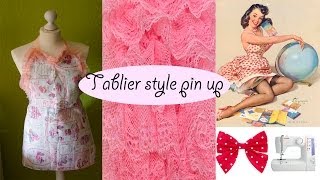 DIY Comment faire un tablier style pin up [upl. by Wanda566]