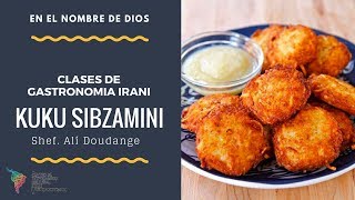 Gastronomía Iraní  Kuku Sibzamini [upl. by Atirac]