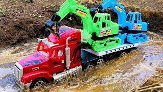 Rescatando Carros Autos Grúas y Camiones  Juguetes de Carritos para Niños [upl. by Hgielrak]