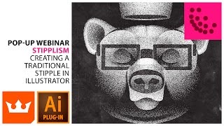 Creating a Traditional Stipple in Illustrator  Webinar  STIPPLISM [upl. by Eeram]