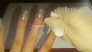 Despintando mis uñas largas naturales💅🥰 [upl. by Carlen]