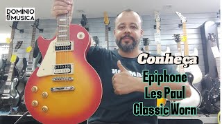 Conheça a Guitarra Epiphone Classic Les Paul [upl. by Anayi49]