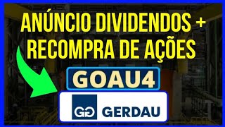 GOAU4 GERDAU RESULTADOS SÓLIDOS PORÉM CAPEX ELEVADO dividendos gerdau bolsadevalores goau4 [upl. by Champagne]