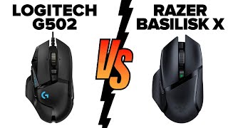 Logitech G502 HERO vs Razer Basilisk X Hyperspeed  Which Mouse Is Better [upl. by Joseph216]