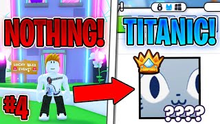 TRADING FROM NOTHING TO TITANIC PET IN PET SIMULATOR 99 Episode 4 [upl. by Sharlene925]