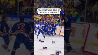 Team USA Wins Gold 🥇 At The World Juniors [upl. by Aznarepse265]