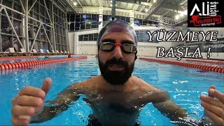 YÜZMEYE BAŞLA  Hiç yüzme bilmeyenler için ilk adım   VLOG 24 [upl. by Dlarej]