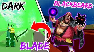 KILLING BLACKBEARD USING DARK BLADE V2 In Blox Fruit [upl. by Norah288]