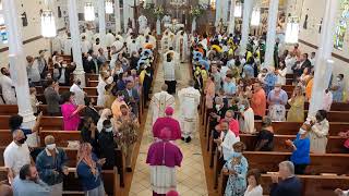 Processional at Fr Ajani Gibsons First Mass [upl. by Durware742]