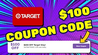 How to get 100 Target Promo Code NOW 🖤 Working Target Discount amp Coupon Codes 2024 [upl. by Alvar]