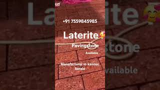 Laterite paving stones paving pavingstone landscape aavesham ranga shorts trending status [upl. by Rosen]