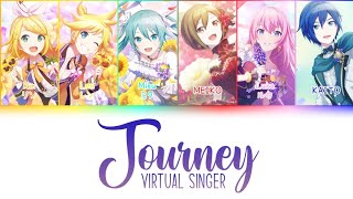 Journey  VIRTUAL SINGER KANROMENG Color Coded  Project SEKAI [upl. by Ailimat]