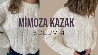 Mimoza Kazak4 Yaka ve kol knitting örgü sweaterdesign kazakmodeli [upl. by Cesare]