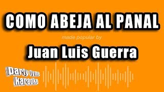 Juan Luis Guerra  Como Abeja Al Panal Versión Karaoke [upl. by Yliab917]