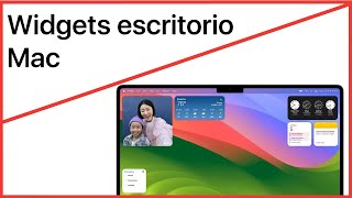 ¿Cómo poner Widgets en el escritorio del Mac 💻🕧☁️ [upl. by Mure994]