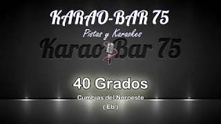 Sinaloa Band 40 grados nena KARAOKE HD [upl. by Maloy]