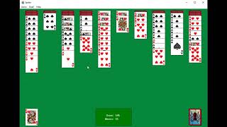 Spider Solitaire Win XP [upl. by Benedikta]