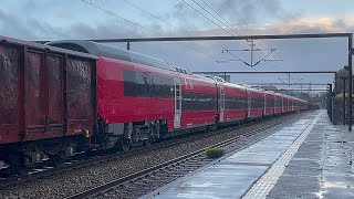 DSB Talgo vogne  og blandet tog I Kolding [upl. by Hew]