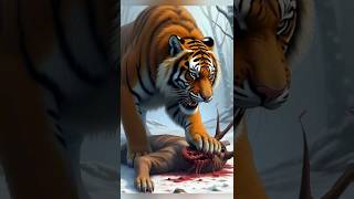 Animal vs Animal fight who is win Tiger LionCrowcamelzebrahyenarhino shortsanimalsmarvel [upl. by Gimpel]