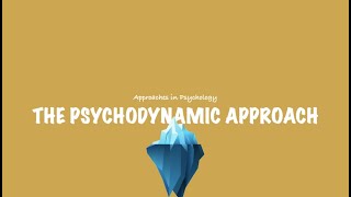 ALevel Psychology AQA The Psychodynamic Approach [upl. by Eecyaj]