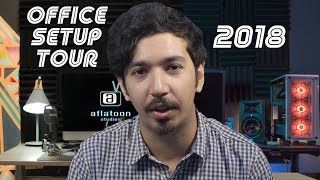 My Office Setup Tour 2018  Mooroo [upl. by Etteloiv44]