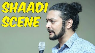 Shaadi Scene  Standup Comedy  Akbar Chaudry [upl. by Odlavso]