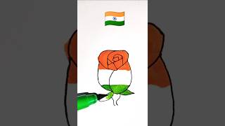 India flag🇮🇳 art viralvideo shrots [upl. by Aicinad996]