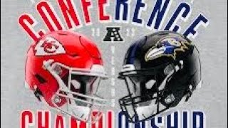 AFC CHAMPIONSHIP GAME Madden NFL 24 KANSAS CITY CHIEFS VS BALTIMORE RAVENS [upl. by Derman]