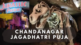 Chandanagar Jagadhatri Puja 2024  Jurassic Park  Part 7 [upl. by Ahswat575]