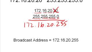 19 How to Find the Broadcast Address [upl. by Dauf]