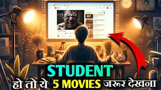 Top 5 Must Watch Motivational Movies For Students in Hindi  Inspirational Movies [upl. by Yelnek]