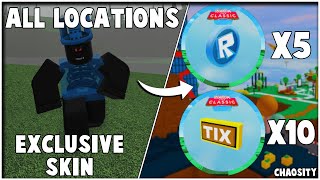 EVENT HOW TO GET ALL 10 TIX IN ARSENAL CLASSIC EVENT  ALL LOCATIONS IN ROBLOX CLASSIC EVENT [upl. by Yoshio]