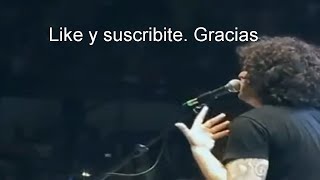 Andres Calamaro Paloma en vivo 4k [upl. by Kristoforo]