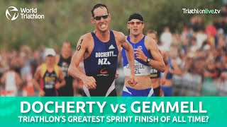 One of the greatest triathlon sprint finishes ever [upl. by Toft]