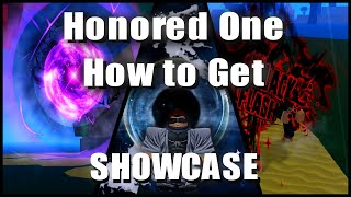 AOPG How to Get Honored One Style  Showcase  A One Piece Game [upl. by Annitsirhc]