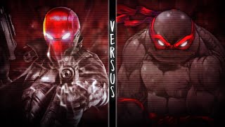 quotRed with Ragequot Red Hood VS Raphael DC Comics VS Teenage Mutant Ninja Turtles [upl. by Farmann]