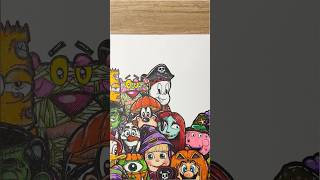 Halloween Cartoon Characters l Part30 shortvideo casper halloween [upl. by Chard]