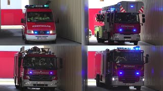 MASSIVE BULLHORN Brandweer Puurs HVZ Rivierenland met spoed naar verschillende demos [upl. by Ademla]