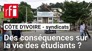 Côte d’Ivoire  dissolution des syndicats étudiants • RFI [upl. by Clarkson]