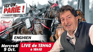 ICI on PARIE  Enghien Quinté et pronostics en live de lhippodrome Mercredi 9 Octobre 2024 [upl. by Ahsemak]