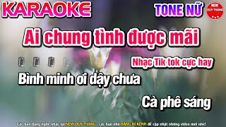 Bình minh ơi dạy chưa Karaoke nhạc tik tok giọng nữ dễ hát  New Duy Thắng [upl. by Berey639]