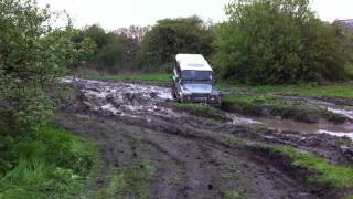 Land Rover Defender 110 200TDi off road at Silverdale [upl. by Gardol762]