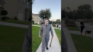 Michael Myers tries to attack son on Halloween shorts [upl. by Gnouh52]