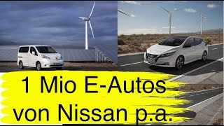 125 1 Mio EAutos pro Jahr von Nissan ab 2022 [upl. by Pellegrini180]