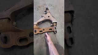 control arm replaced bushing blown out 2007 Saab 97x 53l shoplife mechanic [upl. by Sivraj]