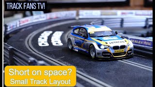 Track 87  Scalextric 2021 No Space at home Check out the Small Scalextric Track Layout [upl. by Jempty]